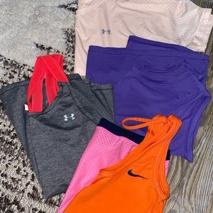 Under Armour & Nike athletic top bundle